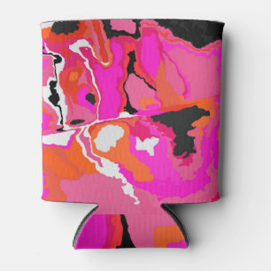 Porta-lata Psychedelic Vivid: Arte Digital Neon.