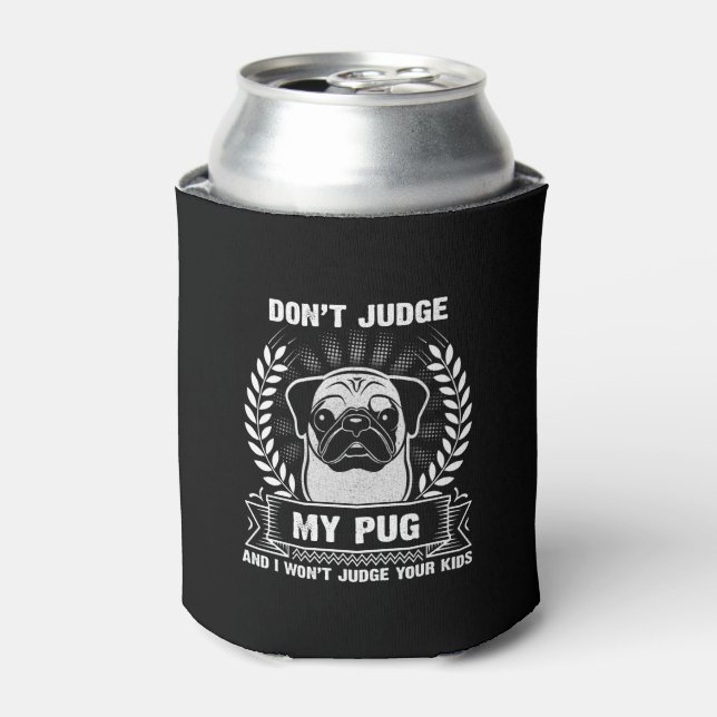 Porta-lata Pug Animal (Can Front)