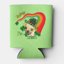 Porta-lata Puggle Dia de São Patrício