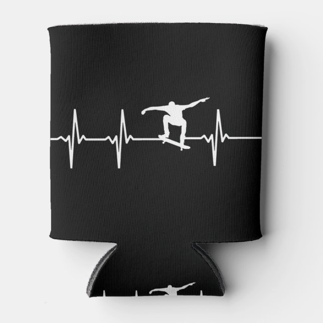 Porta-lata Pulsação de skate (Frente)