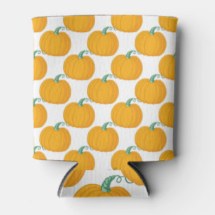 Porta-lata Pumpkin Charm: Padrão Desenhado À Mão.