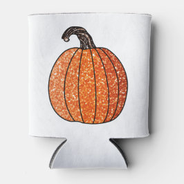 Porta-lata Pumpkin com brilho