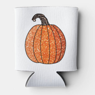 Porta-lata Pumpkin com brilho