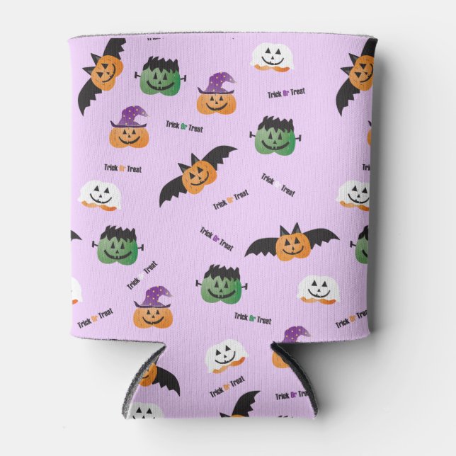 Porta-lata Pumpkin Jack O Lanterna Figurinos Halloween (Frente)