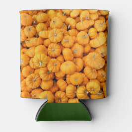 Porta-lata Pumpkins de Colheita de Pequeno Laranja