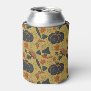 Porta-lata Pumpkins e cenouras, sem costura