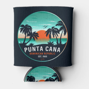 Porta-lata Punta Cana Dominicana Retro Sunset Souvenir 80