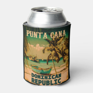 Porta-lata Punta Cana Dominicana - Vintage Souvenir 80 anos