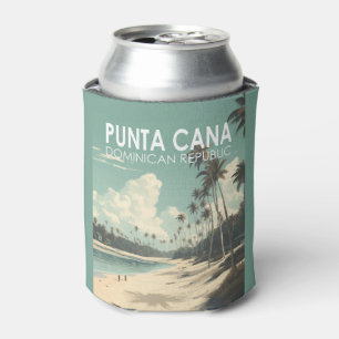 Porta-lata Punta Cana República Dominicana Viagem Art Vintage