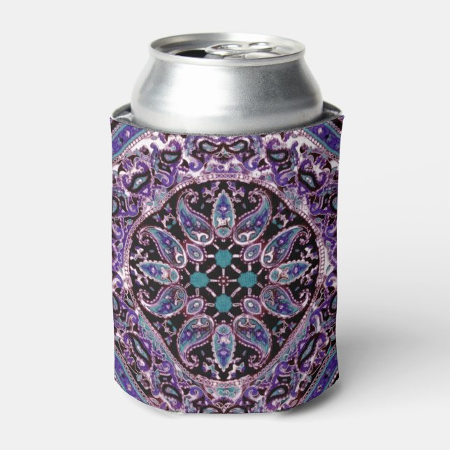 Porta-lata Purple Mandala (Can Front)