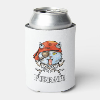 Porta-lata Purrate - Custa Pirata Gato Cujo Engraçado