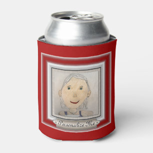 Porta-lata Quadro personalizado para adicionar sua arte ou fo
