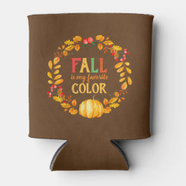 Porta-lata Queda é minha cor favorita que o outono deixa a ab