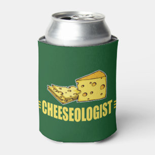 Porta-lata Queijo engraçado Cheeseologista Cheesehead