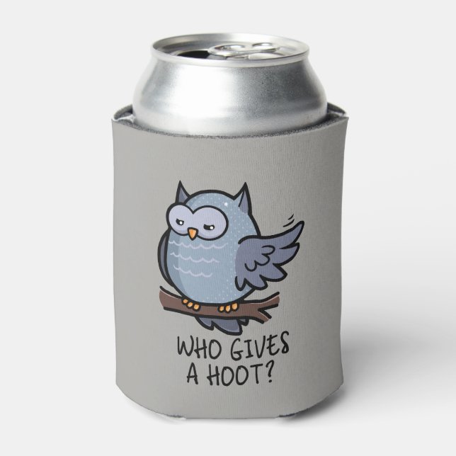 Porta-lata Quem dá um Hoot? (Can Front)