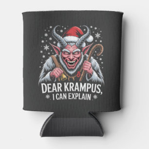 Porta-lata Querido Krampus eu posso explicar o Natal Papai No