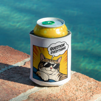 Porta-lata Questione Tudo - Gato Conspirador