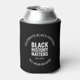 Porta-lata QUESTÕES DE HISTÓRIA NEGRA Celebração Personalizad
