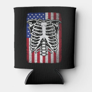 Porta-lata Radiologia Tech EUA American Flag Rad Tech