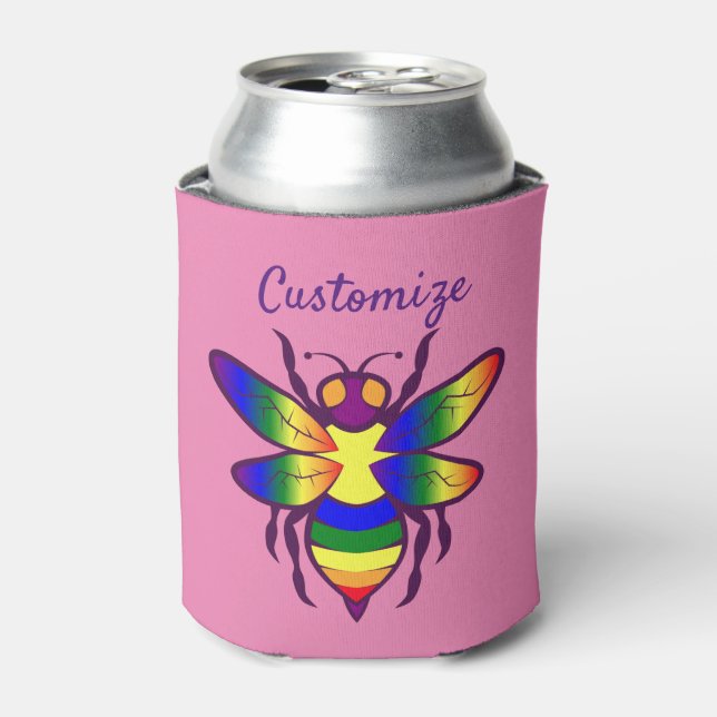 Porta-lata Rainbow Bee Thunder_Cove (Can Front)