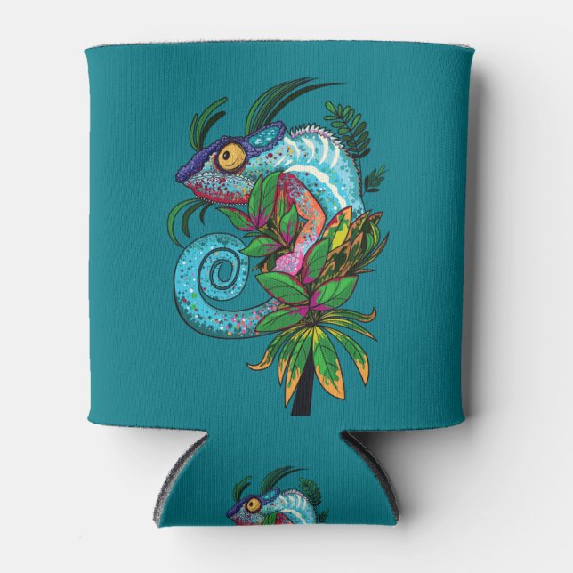 Porta-lata Rainbow Chameleon (Frente)