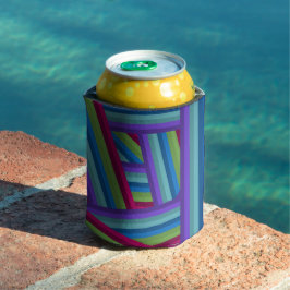 Porta-lata Rainbow Crisscross