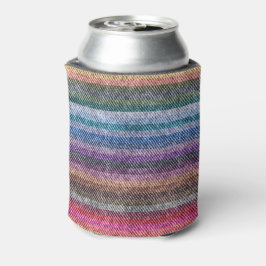 Porta-lata Rainbow Denim Pattern