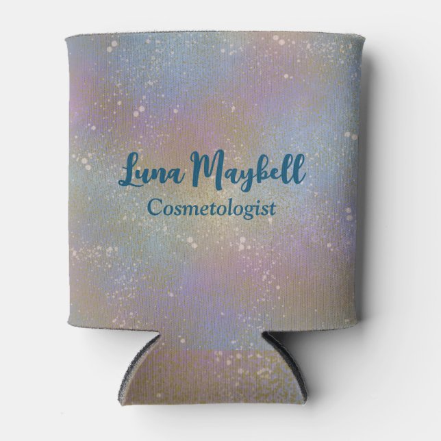 Porta-lata Rainbow Holographic Business (Frente)