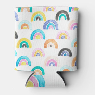Porta-lata Rainbow infantil, Padrão de Crianças Aquecidas.