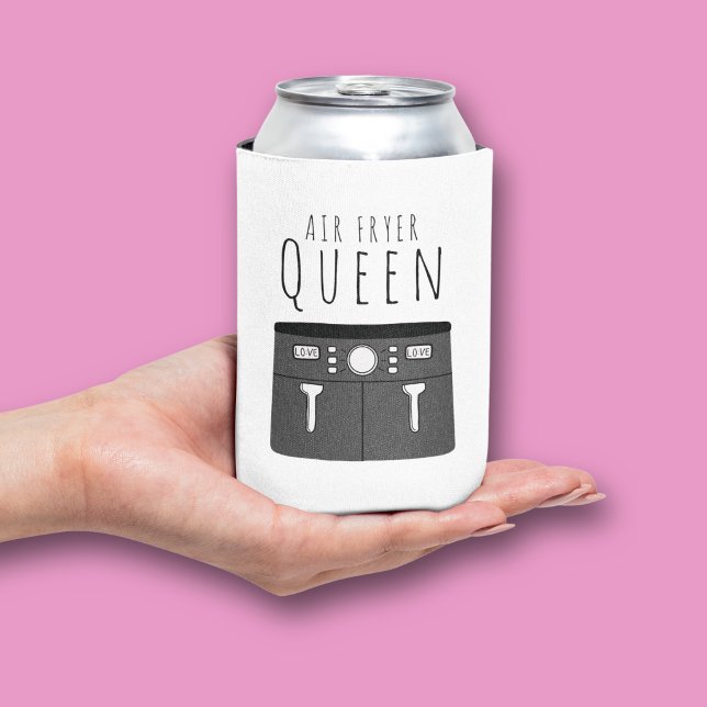 Porta-lata Rainha da Air Fryer (Air fryer queen can cooler)