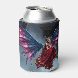 Porta-lata Rainha das Fadas da Fantasia Sombria com Asas de B