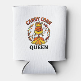 Porta-lata Rainha do Candy Corn Camisa Vintage de Doces de Ha