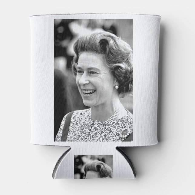Porta-lata Rainha Elizabeth II Windsor 1975 (Frente)