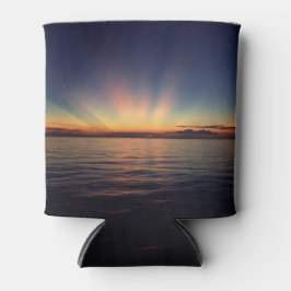 Porta-lata Raios solares numa lata mais fria