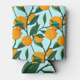 Porta-lata Ramais de laranjas, impressão de citros.