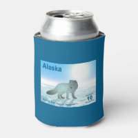 Raposa Ártica - Selos Postais do Alasca