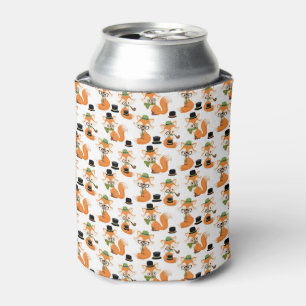 Porta-lata Raposa Laranja Árvores de Outono Floresta Óculos H