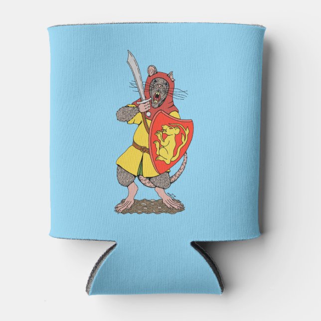 Porta-lata Rato Guerreiro com Falchion (Frente)