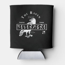 Porta-lata Raven Ayslum (texto em branco)