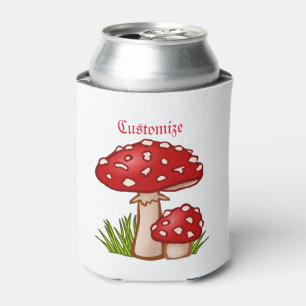 Porta-lata Red Amanita Mushroom Thunder_Cove