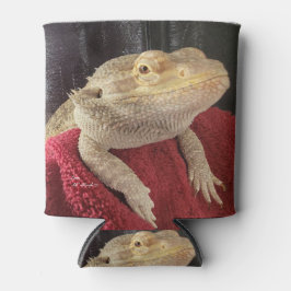 Porta-lata Red Black Tan Lil' Murph Funny Cute Bearagon