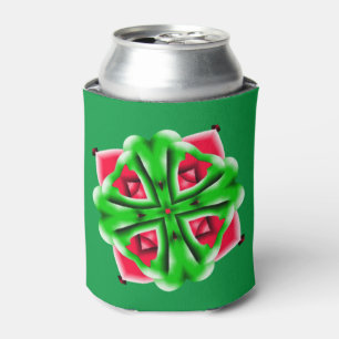 Porta-lata Red Box e Green Diamond Kaleidoscope