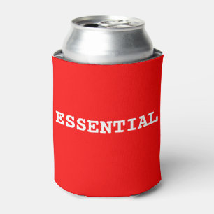 Porta-lata Red Can Cooler Que Diz Essencial