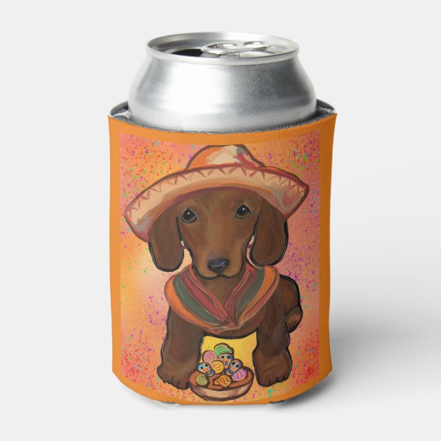 Porta-lata Red Doxie (Can Front)