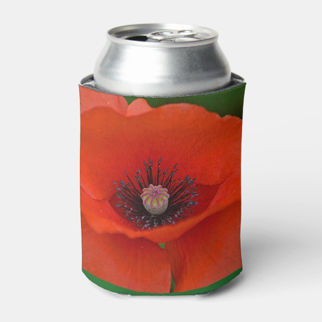 Porta-lata Red Poppy Can Cooler (Can Front)