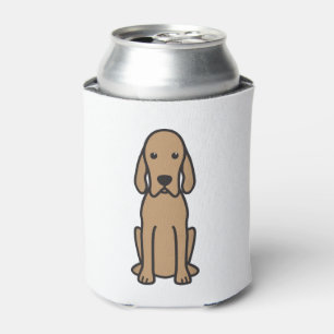 Porta-lata Redbone Coonhound Dog Cartoon