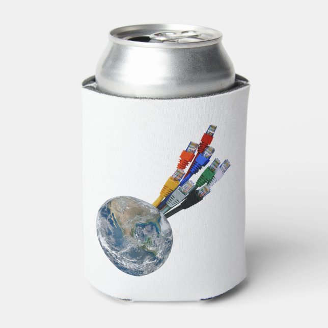 Porta-lata Rede Ethernet conectada à Terra (Can Front)