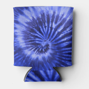 Porta-lata Redemoinho em Espiral Tie-Dye - Azul