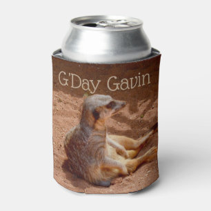 Porta-lata Refrigerador atarracado de G'Day Gavin Meerkat,