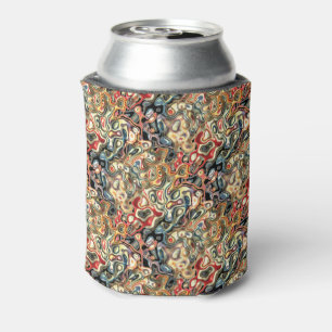 Porta-lata Refrigerador de Arte Abstrata